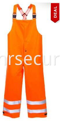 Men's Hi Vis FR Waterproof Safety Bib Overalls